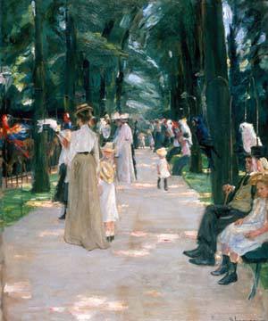 Papageienallee von Max Liebermann