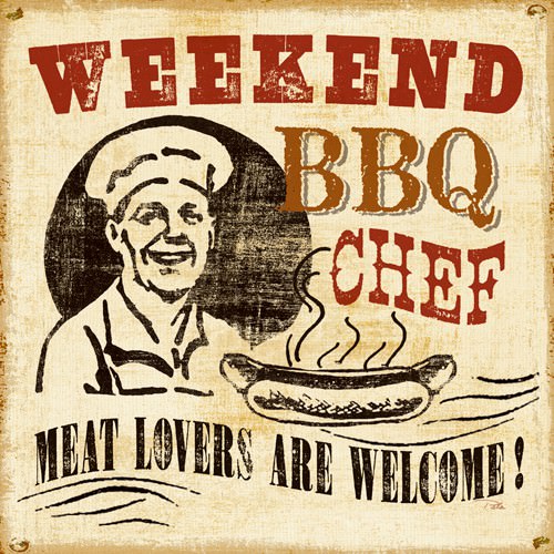 Weekend BBQ Chef von Pela Studio