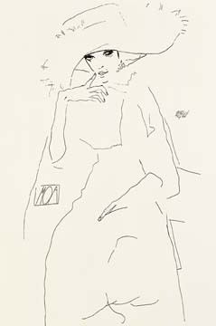 Die Tänzerin Moa von Egon Schiele