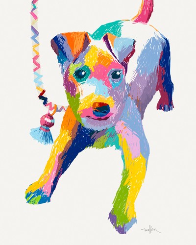 Terrier Sketch von Patti Mollica