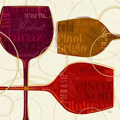 Colorful Wine II von Pela Studio