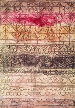 Jungwaldtafel von Paul Klee