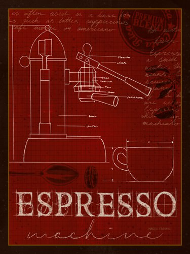 Coffee Blueprint IV v.2 von Marco Fabiano